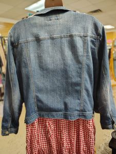 Maurices denim jacket size 3x