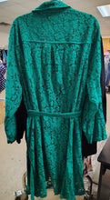 Load image into Gallery viewer, sz5X Torrid green lace duster jacket NWT size 5x