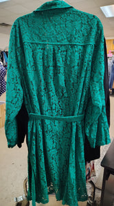 sz5X Torrid green lace duster jacket NWT size 5x