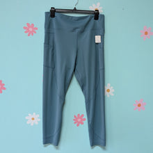 Load image into Gallery viewer, Sz1X Zyia Light and Tight Teal Leggings