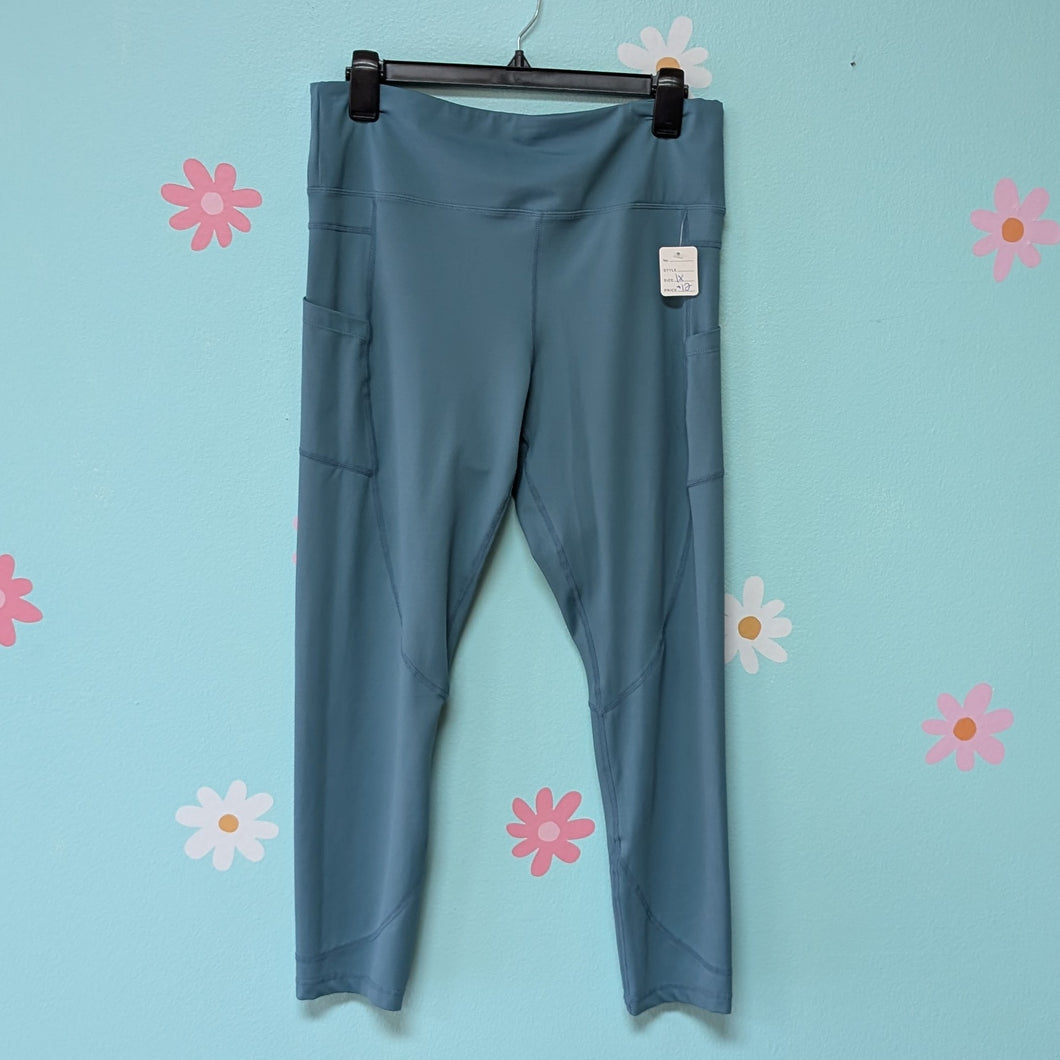 Sz1X Zyia Light and Tight Teal Leggings