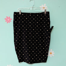 Load image into Gallery viewer, Sz0X Torrid Cat Print Polk Dot Stretchy Pencil Skirt NWat