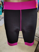 Load image into Gallery viewer, Swim compression capri black pink neoprene 2x/3x