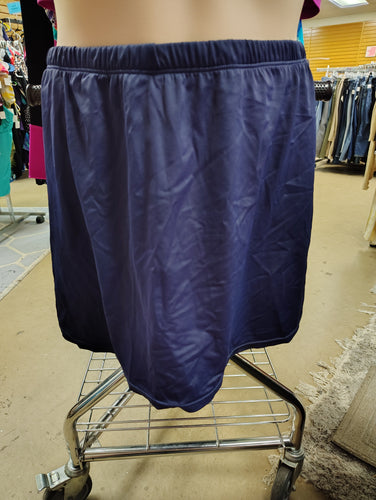 Swimsuits for All navy blue swim skirt size 24