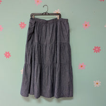 Load image into Gallery viewer, Sz3X 22/24 Lane Bryant Lightwash Denim Maxi Skirt