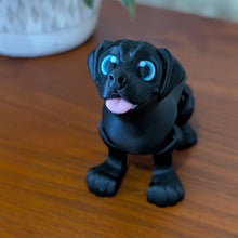 Load image into Gallery viewer, Lenny 3D Printed Articulating Black Labrador