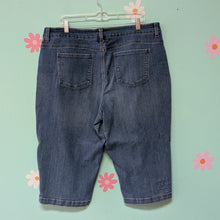 Load image into Gallery viewer, SzXL Time &amp; Tru Medium Denim Pull on Capri