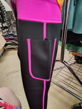 Load image into Gallery viewer, Swim compression capri black pink neoprene 2x/3x