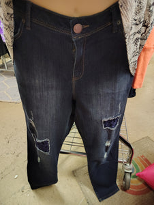 Lane Bryant mid rise super stretch skinny jeans size 20