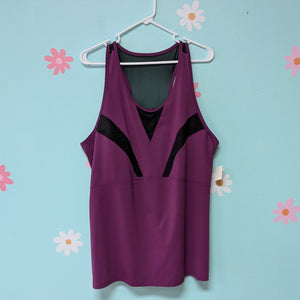 Sz2X Livi Active Purple Racerback Tank