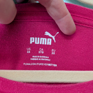 Sz3X Puma Bright Pink Logo Tee