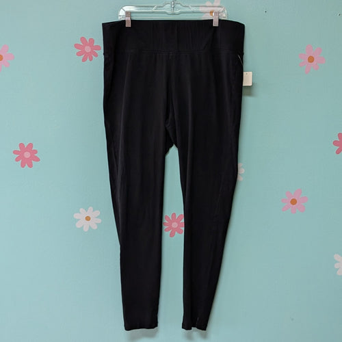 Sz3X Livi Black Leggings in Long Length