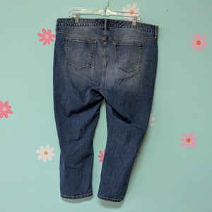 Sz20 Torrid Distressed Denim Capri