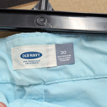 Load image into Gallery viewer, Sz20 Old Navy Light Blue Twill Shorts