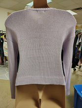 Load image into Gallery viewer, szLrg Hot Topic purple sweater Meow- runs big