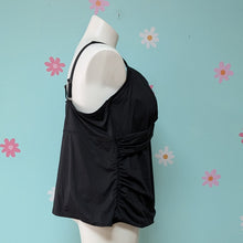 Load image into Gallery viewer, Sz24W Land&#39;s End Black Tankini Top