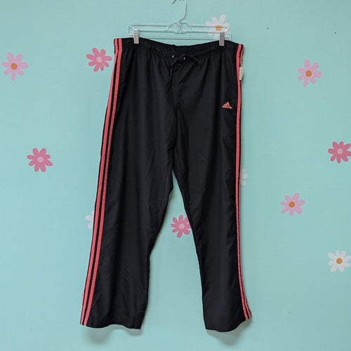 SzXL Adidas Black/Pink Track Pants