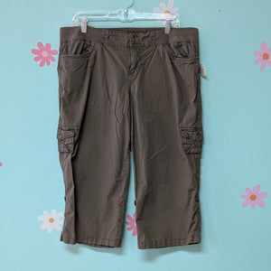 Sz14 Sonoma Medium Brown Cargo Capri
