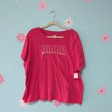 Load image into Gallery viewer, Sz3X Puma Bright Pink Logo Tee