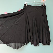 Load image into Gallery viewer, SzXL Studio Y Black Gauze Swing Skirt