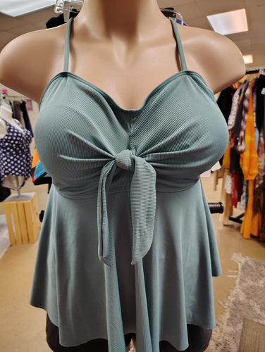 Shein blue tankini top size 3x
