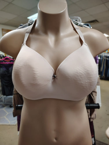Cacique nude lace racerback smoothing bra 42DD