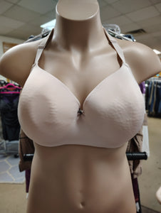 Cacique nude lace racerback smoothing bra 42DD