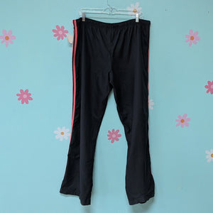 SzXL Adidas Black/Pink Track Pants