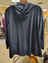 Load image into Gallery viewer, CJ Banks NWT navy hooded rain or athletic jacket size 3x