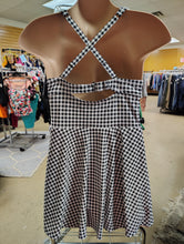 Load image into Gallery viewer, Torrid plaid gingham one piece swimsuit with underwires size 2x