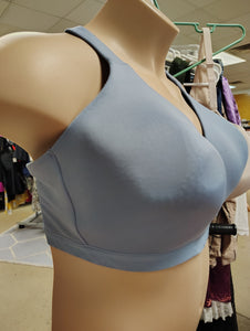 Cacique blue lightly lined wireless bra 48D