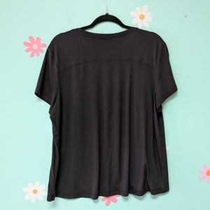 SzXXL Avia Black Short Sleeve Tee