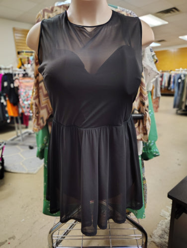 Torrid black one piece swimsuit size 6x