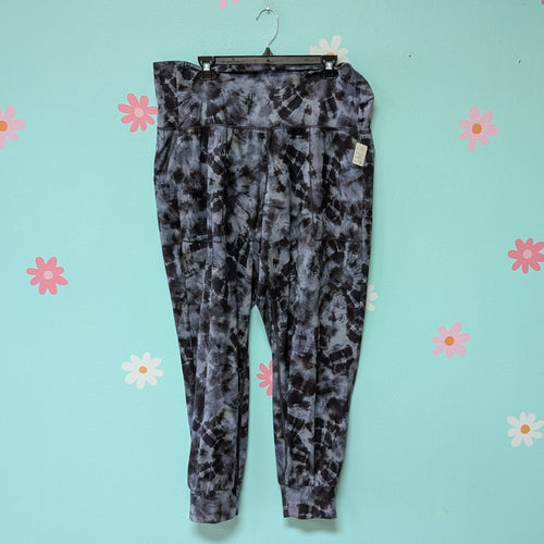 Sz2X Athleta Black Tie dye Joggers