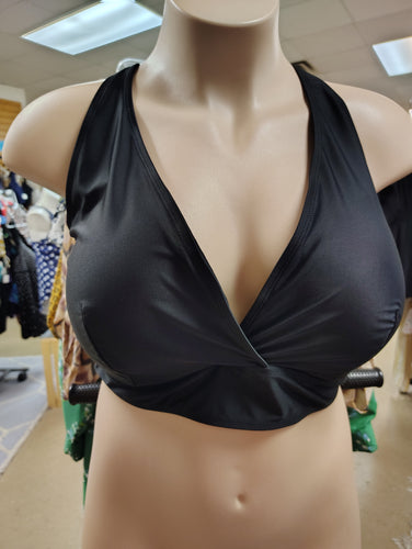 Torrid black swim bikini top size 5x