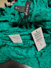 Load image into Gallery viewer, sz5X Torrid green lace duster jacket NWT size 5x