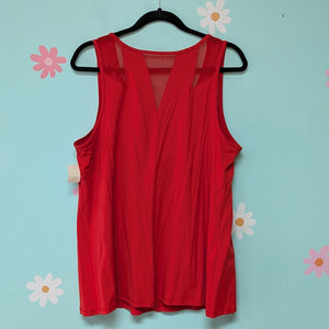 Sz2X Livi Active Red Muscle Tank