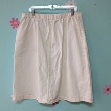 Load image into Gallery viewer, SzXL D&amp;Co. White Denim Skirt