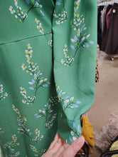 Load image into Gallery viewer, Loft Plus green floral empire waist dress size 22