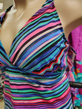 Load image into Gallery viewer, St John&#39;s Bay striped tankini swim top size 24W