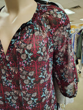 Load image into Gallery viewer, sz2X Daniel Rainn floral blouse