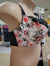 Load image into Gallery viewer, Cacique lightly lined French balconette floral bra 44DD