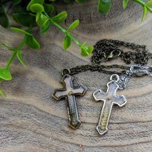 Load image into Gallery viewer, Pointed Cross Necklace